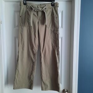 Vtg Y2K Levis Cargo Pants Womens Medium Green Trooper Low Rise‎ Slouch Wide Leg